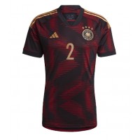 Pánský Fotbalový dres Německo Antonio Rudiger #2 MS 2022 Venkovní Krátký Rukáv